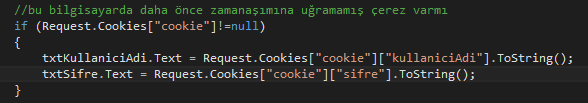 aspnet-çerez-çekme