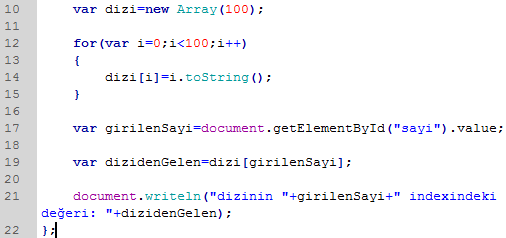 javascript-array-index