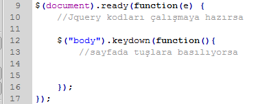 jquery-keydown