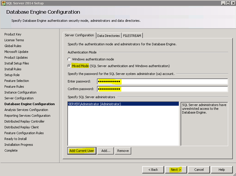 mixed-mode-sql