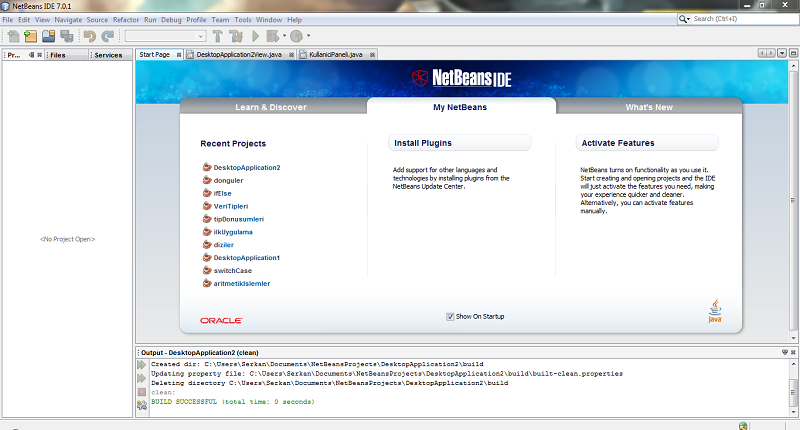 netbeans projesi