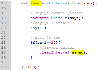 javascript-clearInterval