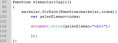 javascript-foreach