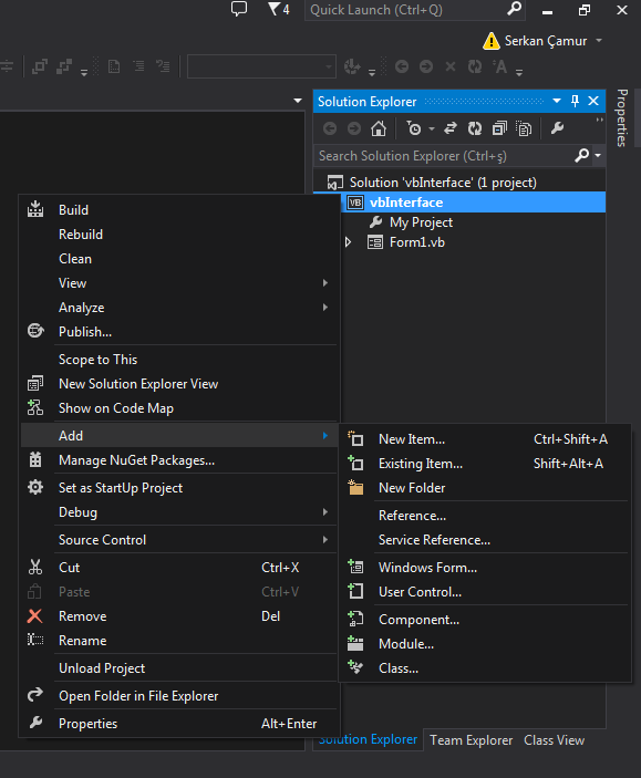 visual-studio-interface