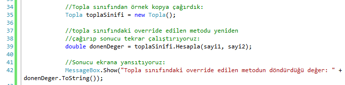 c#-override-metot-kalıtım