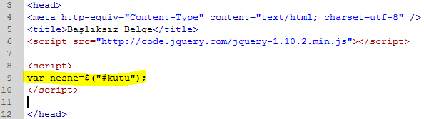 JQuery-ID-Seçici