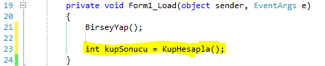 c#-int-metot-dönüş