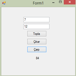 visual basic çarpma işlemi