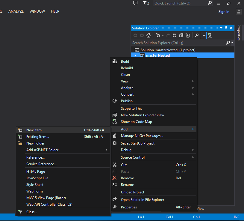 Visual-Studio-Add-New-Item