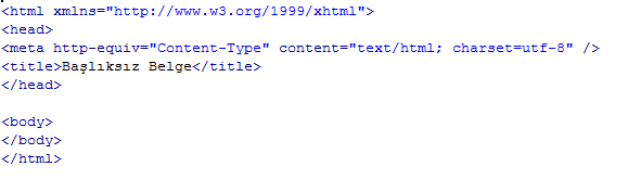 HTML Sayfası