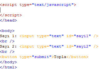 HTML Dosyası