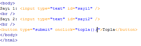 Javascript Button OnClick