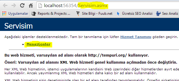 aspnet-web-servis-calistirma