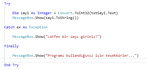 vbnet try-catch-finally