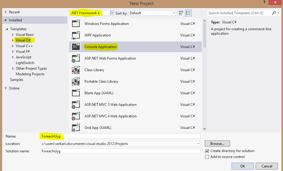 visual-studio-new-project