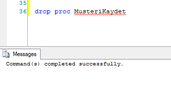 drop-stored-procedure